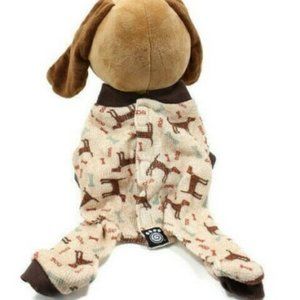 Pet Rage Us Designs Size M Pet One-Piece Brown